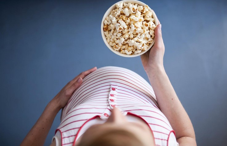 Why am I craving popcorn pregnant?