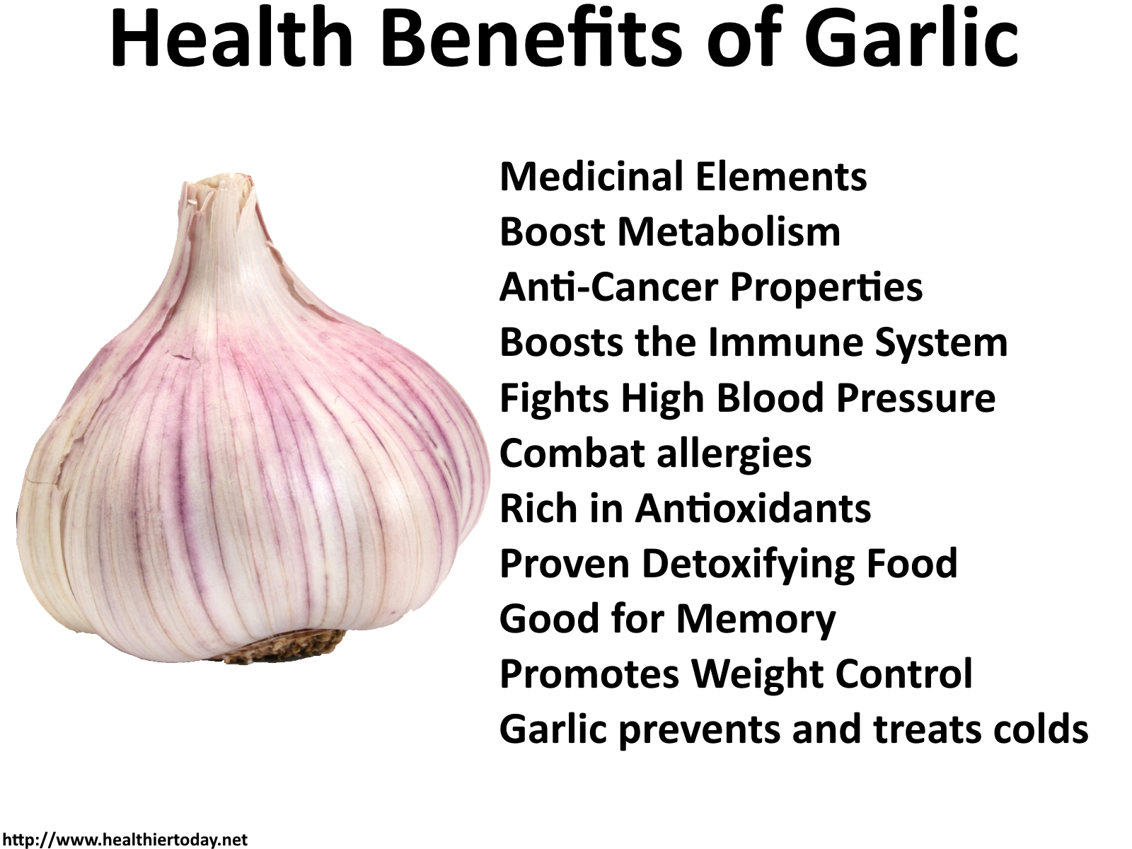 Health Benefits of Garlic